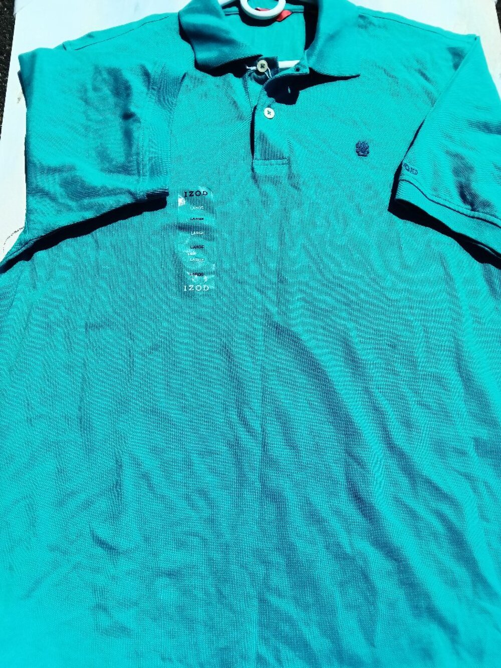 Men's polo, by Izod.